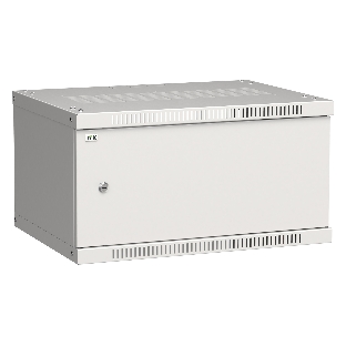Шкаф ITK LWE3-06U64-MF LINEA WE 6U 600x450 мм дверь металл серый