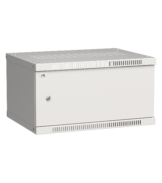Шкаф ITK LWE3-06U64-MF LINEA WE 6U 600x450 мм дверь металл серый