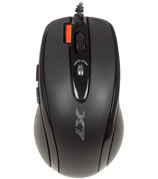 Мышь проводная A4Tech X-710BK черный, 2000 dpi, USB, кнопки - 7