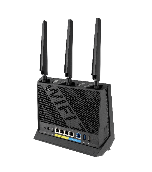Маршрутизатор ASUS RT-BE86U, черный/красный, 90IG08W0-MO9A0V