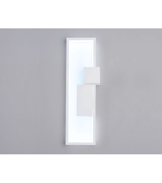 Светильник Ambrella light FL5222 SWH белый песок LED 3000K/4200K/6400K 24W 400*140*100
