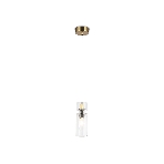 Светильник Ambrella light LH56111 BK/BS/CL черный/латунь/прозрачный E14 max 40W D65*1500, фото9