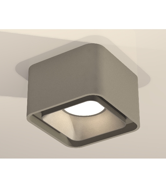 Светильник Ambrella Light XS7834003 SGR/SSL серый песок/серебро песок MR16 GU5.3 (C7834, N7703)