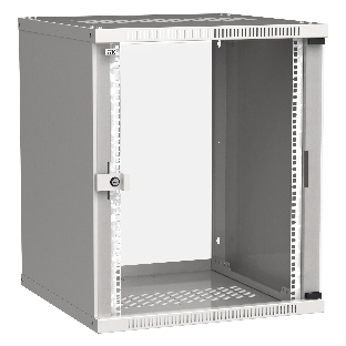 Шкаф ITK LWE3-15U66-GF LINEA WE 15U 600x600 мм дверь стекло серый