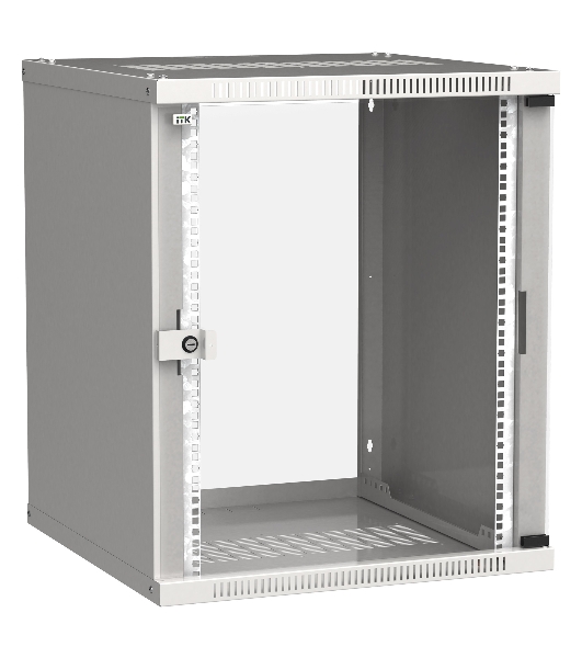 Шкаф ITK LWE3-15U66-GF LINEA WE 15U 600x600 мм дверь стекло серый