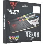 Оперативная память Patriot Viper Venom, DDR5, 32GB (2x16GB), 6800MHz, CL34, DIMM, с радиаторами, RGB, черный, фото6