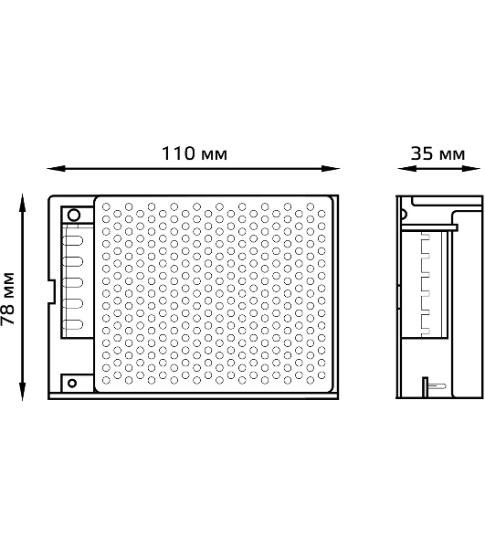 Блок питания GAUSS LED STRIP PS 60W 12V