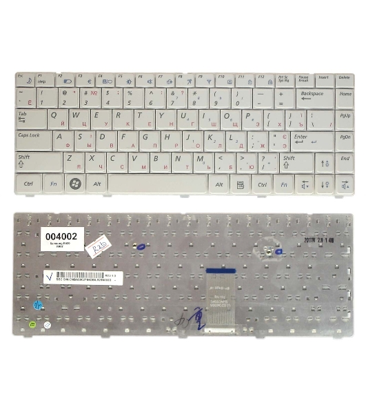 Клавиатура для ноутбука Samsung R420 R418 R423 R425 R428 R429 R469 RV410 RV408, белый
