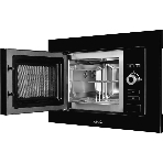 Встраиваемая микроволновая печь Monsher MMH 201 B, 59.3х38.5х31.3 см, мощность микроволновой печи 800-1250 Вт, мощность гриля 1000 Вт, 5 уровней мощности, электронное управление, многофункциональный дисплей, режим Микроволны/Гриль/Комби, автоменю8 программ, блокировка от детей, быстрый пуск, Принадлежности: высокая решетка для гриля, поворотный стол 245 мм, объем 20 л, : черный/стекло, фото12