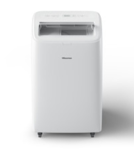 Кондиционер мобильный Hisense AP-12CW4GQCS00 12000 BTU, 25 м², 50 дБ, охлаждение, осушение, белый