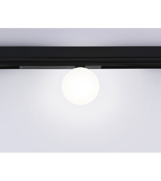 Управляемый светодиодный светильник для шинопровода Magnetic Ambrella light GL1371 BK черный IP20 10W 3000K-6400K 220V 120° D120/232*120*167 (Без ПДУ)