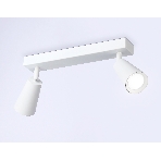 Накладной поворотный спот Ambrella light TA13145/2 WH белый GU10/2 max 12W 295*60*130, фото4