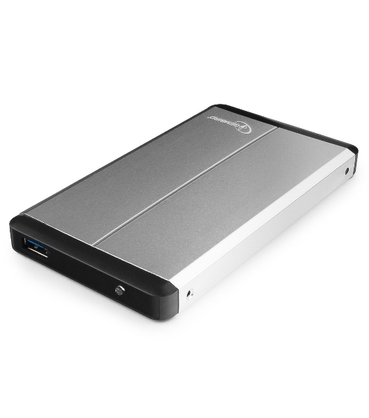 Внешний корпус для HDD Gembird EE2-U3S-2-S 2.5' EE2-U3S-2-S, серебро, USB 3.0, SATA, металл