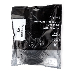 Кабель HDMI Cablexpert CC-HDMI4L-10M, 10м, v2.0, 19M/19M, серия Light, черный, позол.разъемы, экран, пакет, фото3