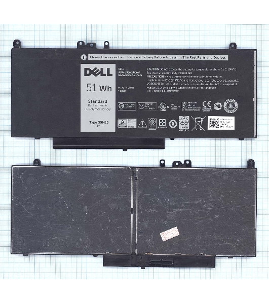 Аккумулятор для ноутбука Dell Latitude E5450, E5470, E5550, E5570, 51wh, 7.4V, Dell, 6460