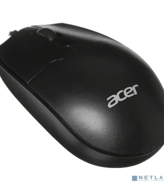 Мышь проводная Acer OMW126 черный, 1200 dpi, USB, кнопки - 3