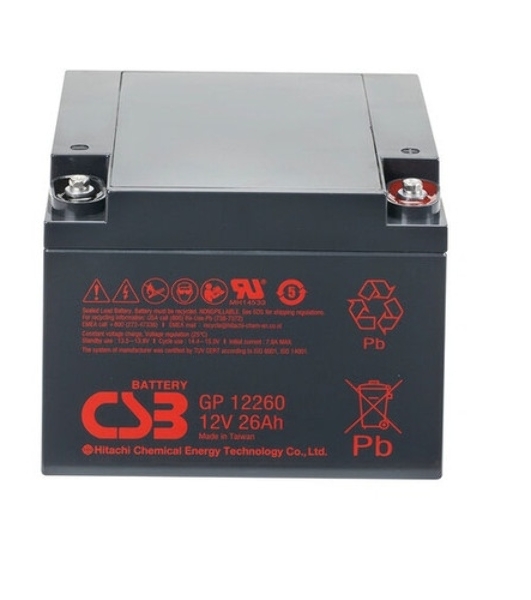 Батарея для ИБП CSB GP-12260 (12V, 26Ah) для UPS клеммы F2