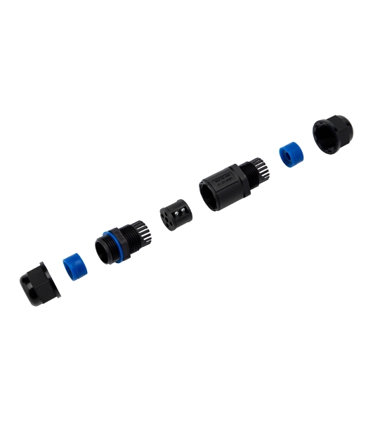 Кабельный коннектор I-образный Rexant (3PIN 0,5-1,5мм2) IP68