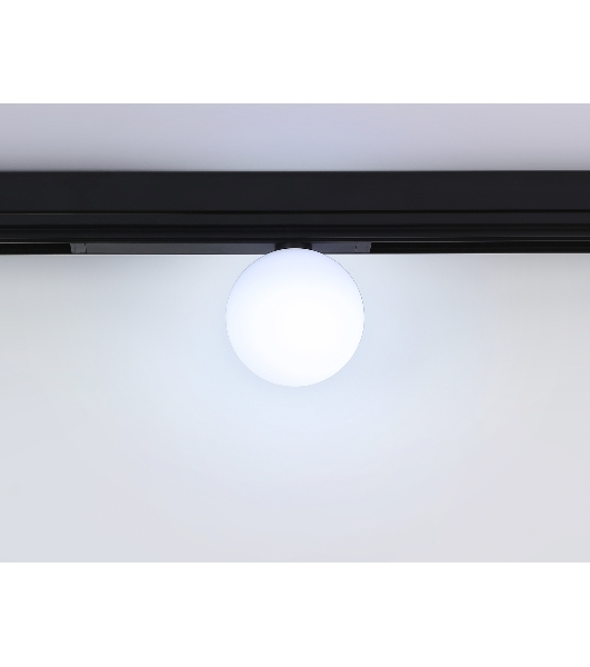 Управляемый светодиодный светильник для шинопровода Magnetic Ambrella light GL1371 BK черный IP20 10W 3000K-6400K 220V 120° D120/232*120*167 (Без ПДУ)