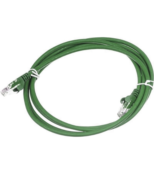 Патч-корд LANMASTER LSZH UTP cat.5e, 0.5 м, зеленый