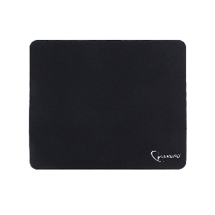 Коврик для мыши Gembird MP-BLACK, черный, размеры 250x200x2мм, полиэстер/резина