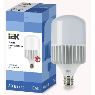 Лампа светодиодная IEK LLE-HP-80-230-65-E40 HP 80Вт 230В 6500К E40