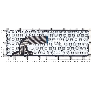 Клавиатура для ноутбука HP 350 G2 черная
