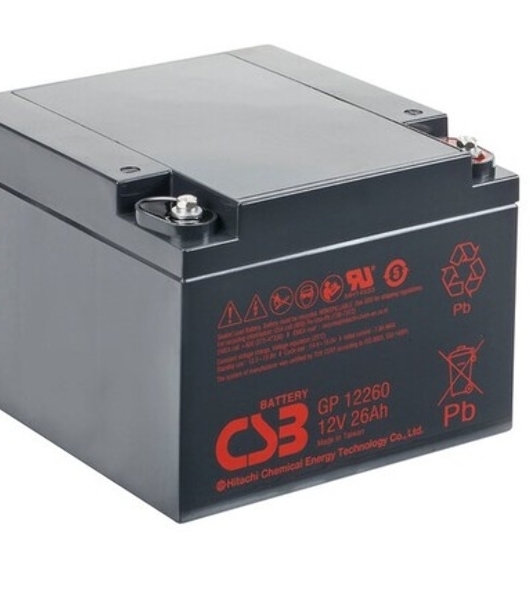 Батарея для ИБП CSB GP-12260 (12V, 26Ah) для UPS клеммы F2