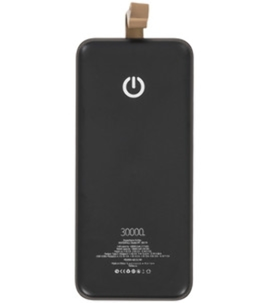 Внешний аккумулятор PERFEO (PF_E2086) - 30000 mAh/LED QC3.0/Type-C/2, черный