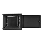 Шкаф телекоммуникационный 19' настенный 9U ExeGate EC-WM-9U.600.M.BLACK (19', 9U, 600x600x500мм (ШхГхВ), передняя дверь металл, съемные боковые панели, пыле- и влагозащита IP23, черный RAL 9004), фото11