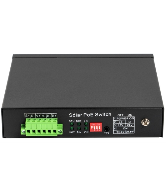 Коммутатор бесперебойный SKAT PoE-5E-1S UPS POE 120Вт порты: 5-Ethernet 1-Uplink