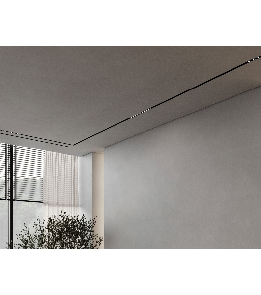Трековый светильник GL2340 BK черный IP20 20W 3CCT 3000-6400K 48V 400*10*37