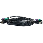 Кабель D-Link DKVM-CB3/A3A KVM длиной 3 м с разъемами PS2, фото 1