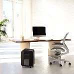 Шредер Fellowes PowerShred LX200 черный (секр.P-4)/перекрестный/12лист./22лтр./скрепки/скобы/пл.карты, фото11