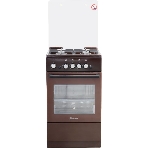 Плита газовая De Luxe 5040.32Г (КР) ЧР 014 коричневый, конфорок 4 шт, духовка 46 л, 50 см x 85 см x 50 см, фото 1