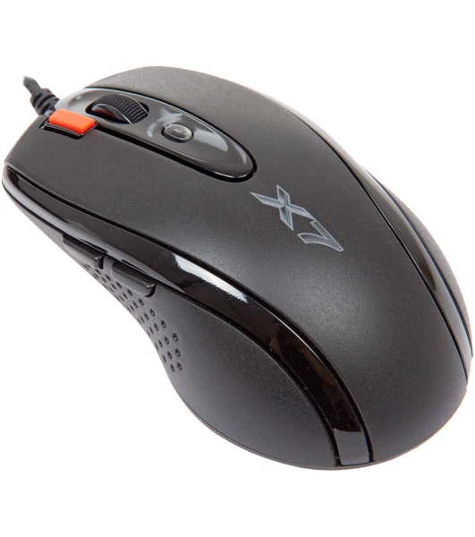 Мышь проводная A4Tech X-710BK черный, 2000 dpi, USB, кнопки - 7