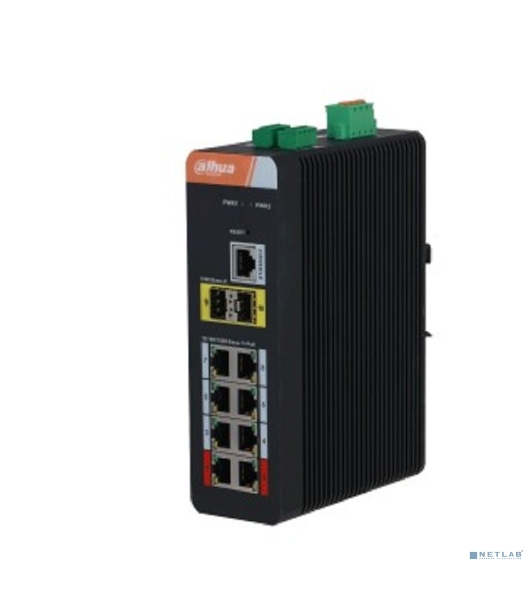 Коммутатор Dahua DH-IS4210-8GT-120 8x1 Гбит/с 2SFP 8PoE 120W управляемый