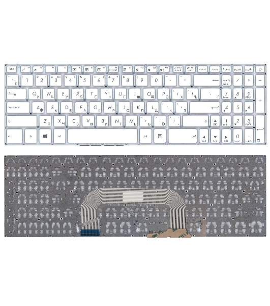 Клавиатура для ноутбука Asus VivoBook 17 X705U белая