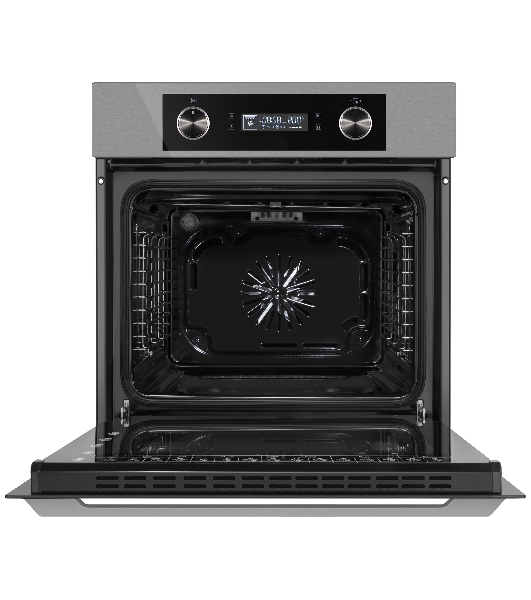 Шкаф духовой электрический Maunfeld AEOH60102S, 60л, дверца с 3 стеклами, нержавеющая сталь