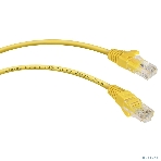 Патч-корд Cabeus, Cat.5e, неэкр., U/UTP, RJ45/RJ45, PVC, AWG24, 0.3м, желтый, фото 1