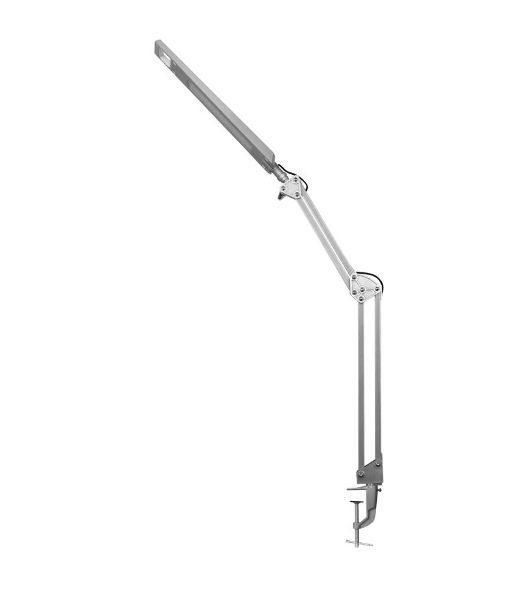 Camelion KD-821 C03 серебро LED (Св-к наст.,8 Вт, 230В, 2 ур.ярк,350лм, струбцина)