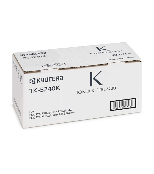 Картридж лазерный Kyocera TK-5240K (1T02R70NL0) черный для P5026cdn/P5026cdw, M5526cdn/M5526cdw 4000 стр.