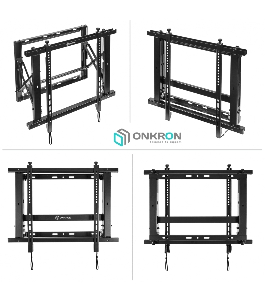 Настенное крепление ONKRON PRO7 Mдля видеостен 40”-70', черный