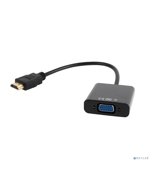 Переходник Gembird-Cablexpert Переходник HDMI-VGA, 19M/15F (A-HDMI-VGA-03)