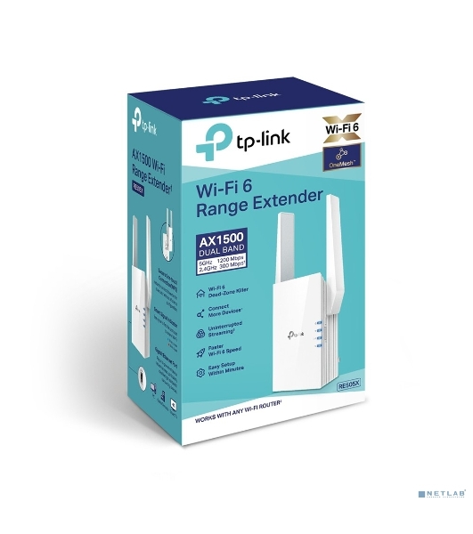 Усилитель сигнала TP-Link AX1500 Wi-Fi Range Extender