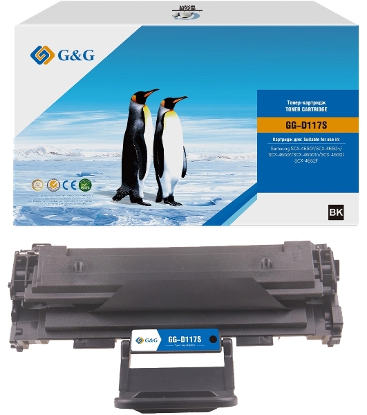 Картридж лазерный G&G GG-D117S (MLT-D117S) черный (2500 стр.) для Samsung SCX-4650f/SCX-4650n/SCX-4655f/SCX-4650fn/SCX-4650/SCX-4652F