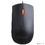 Мышь проводная Lenovo 300 черный, 1600 dpi, USB, кнопки - 3, фото9