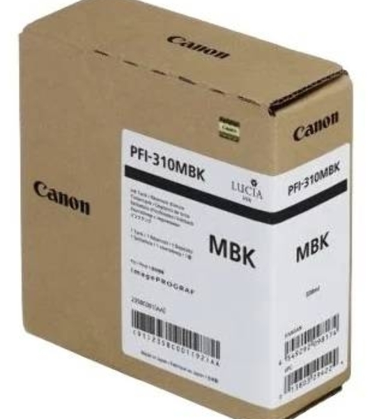Картридж струйный Canon PFI-310 MBK 2358C001 черный матовый (330мл) для Canon TX-2000/TX-3000/TX-4000