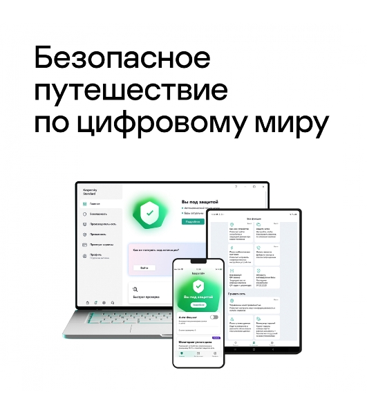 Программное обеспечение Kaspersky Standard 3-Device 1 year Base Card (KL1041ROCFS)