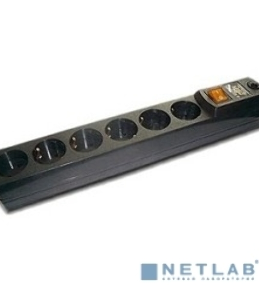 Сетевой фильтр Most H6 5м, 6 розеток, черный, коробка